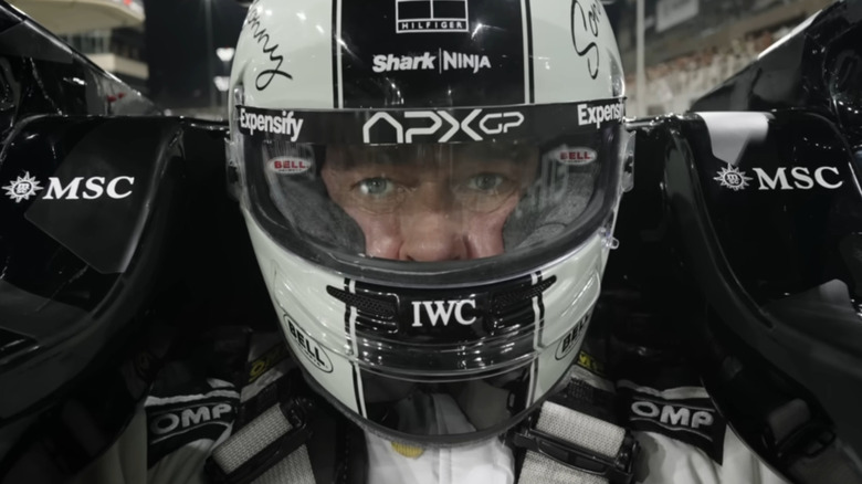 Brad Pitt conduit F1