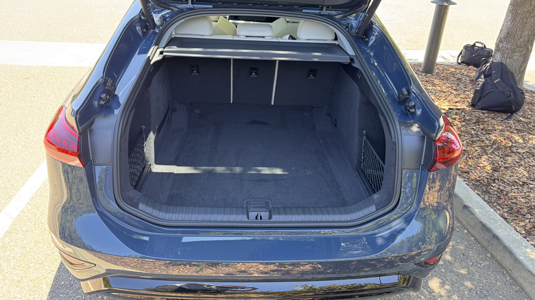 Le coffre de l'A6 Sportback E-tron